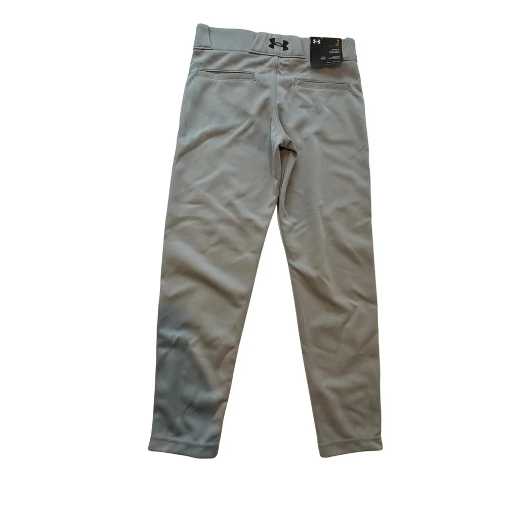 Under Armour Boys Gray UA Utility Relaxed Baseball Pants Youth Small New